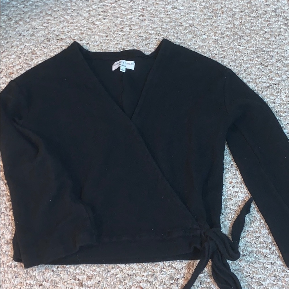 ✨MOVING SAE✨ MADEWELL WRAP CROP SHIRT